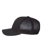 Richardson 110, R-flex Trucker Cap, Black