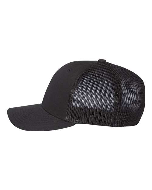 Richardson 110, R-flex Trucker Cap, Black