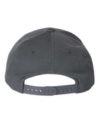 YP Classics 6789M, Premium Curved Bill Snapback Cap, Dark Grey