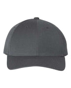 YP Classics 6789M, Premium Curved Bill Snapback Cap, Dark Grey