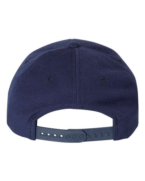 YP Classics 6789M, Premium Curved Bill Snapback Cap, Navy