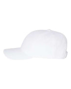 YP Classics 6789M, Premium Curved Bill Snapback Cap, White