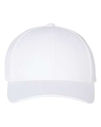 YP Classics 6789M, Premium Curved Bill Snapback Cap, White