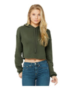 BELLA + CANVAS 7502, Fleece - Premium - Hood, Military Green