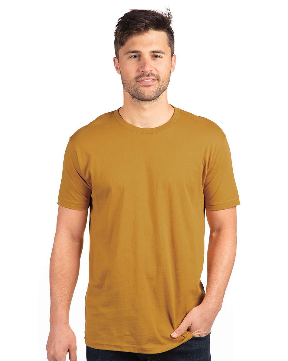 Next Level 3600, T-Shirts - Premium, Antique Gold