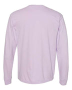 Comfort Colors 6014, Unisex Garment-dyed Heavyweight Long Sleeve T-shirt, Orchid