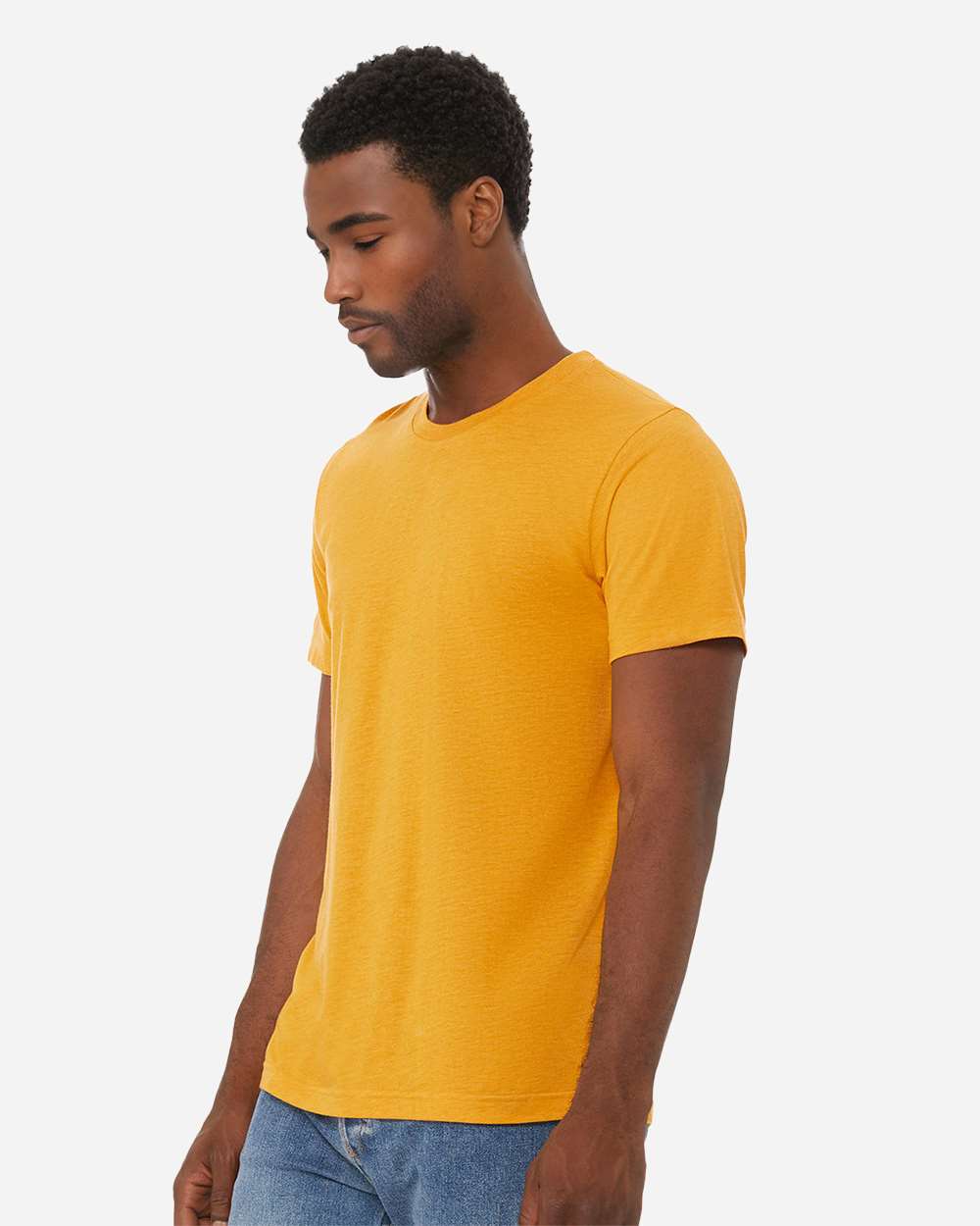 BELLA + CANVAS 3413, T-Shirts - Premium, Mustard Triblend
