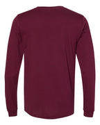 BELLA + CANVAS 3501, T-Shirts - Long Sleeve, Maroon