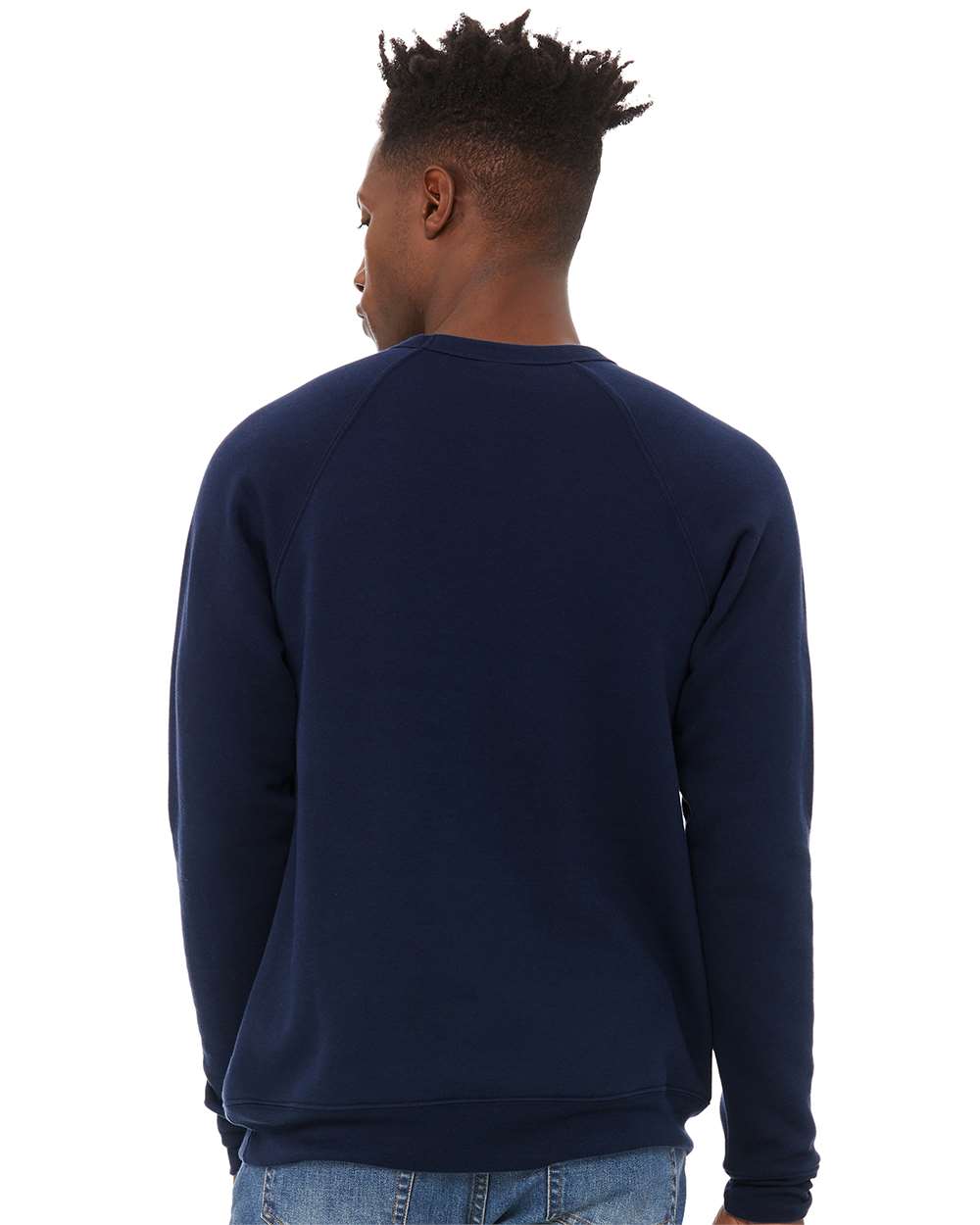 BELLA + CANVAS 3901, Fleece - Premium - Crew, Navy