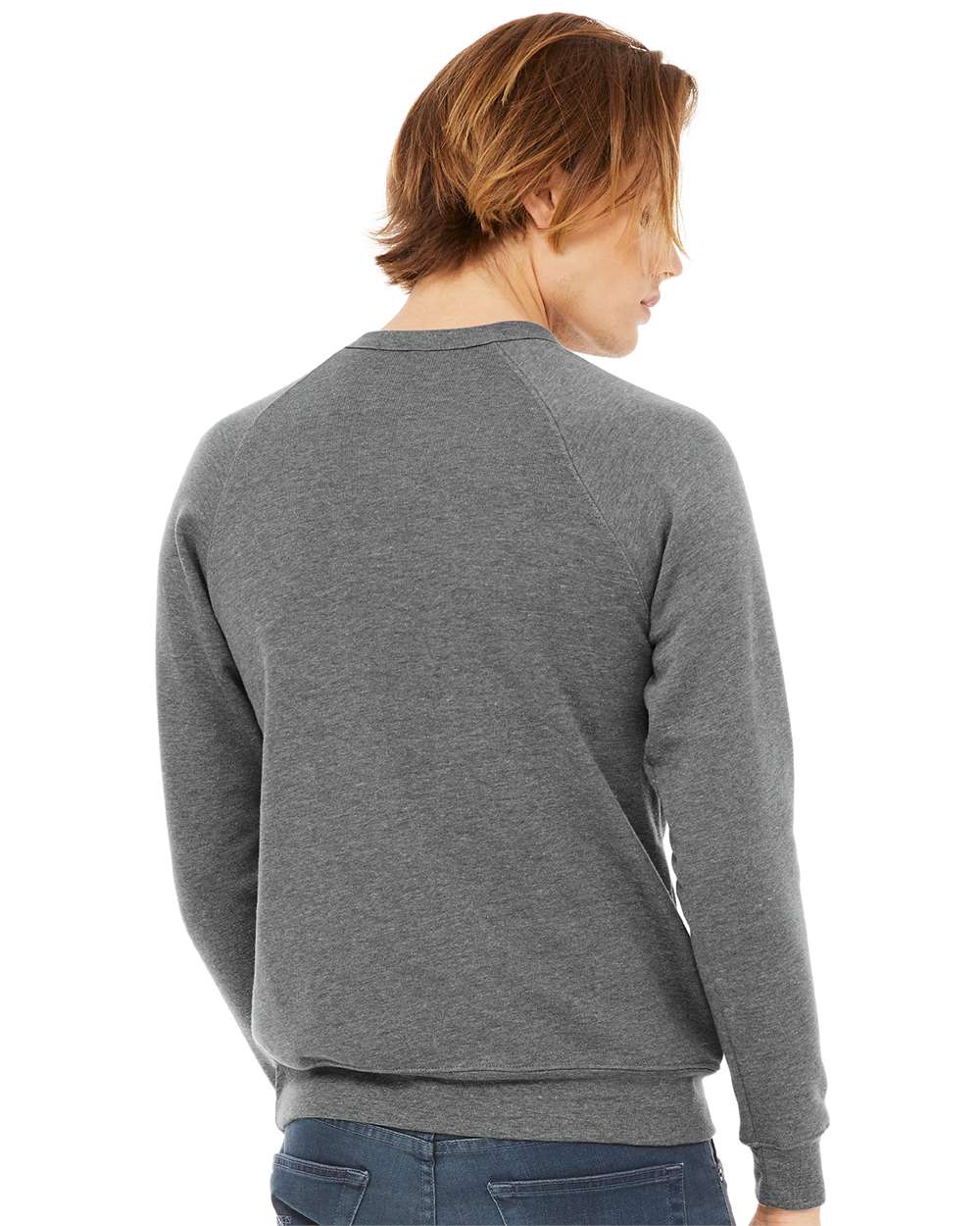 BELLA + CANVAS 3901, Fleece - Premium - Crew, Deep Heather