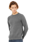 BELLA + CANVAS 3901, Fleece - Premium - Crew, Deep Heather