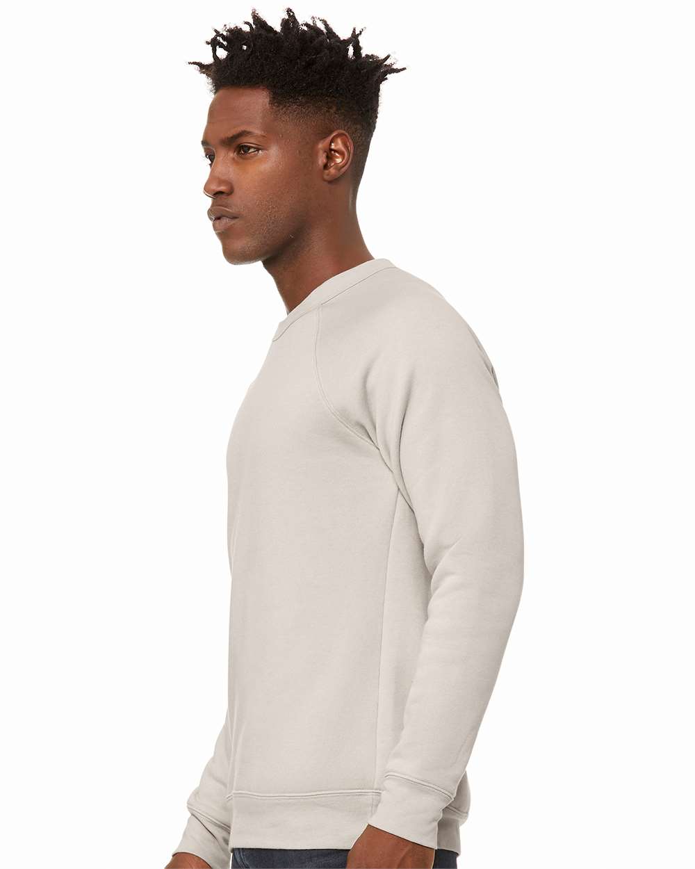BELLA + CANVAS 3901, Fleece - Premium - Crew, Heather Dust