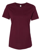 BELLA + CANVAS 6400, T-Shirts - Premium, Maroon
