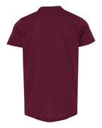 BELLA + CANVAS 3001Y, T-Shirts - Premium, Maroon