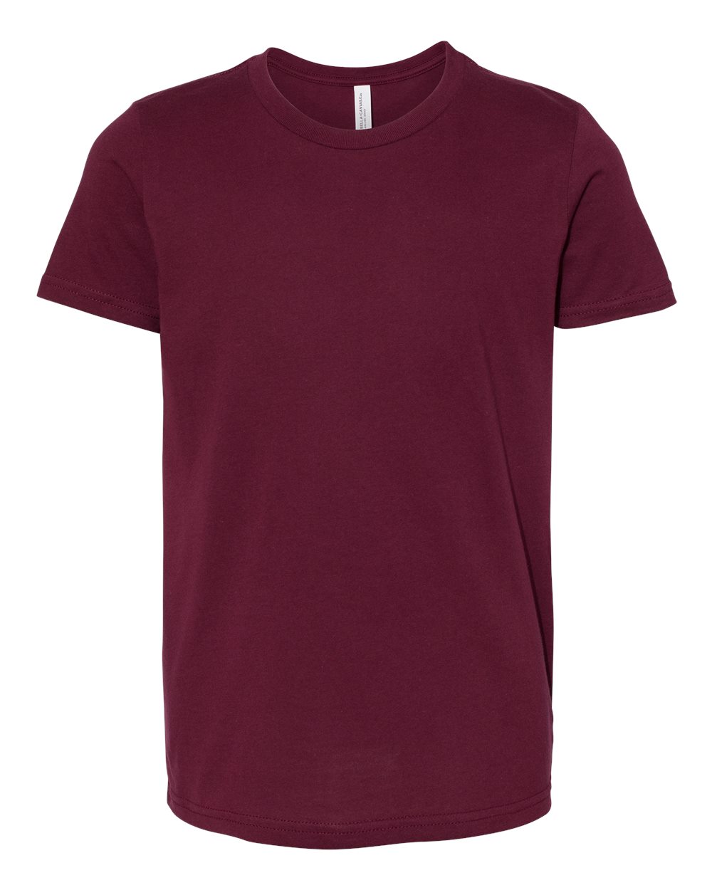BELLA + CANVAS 3001Y, T-Shirts - Premium, Maroon