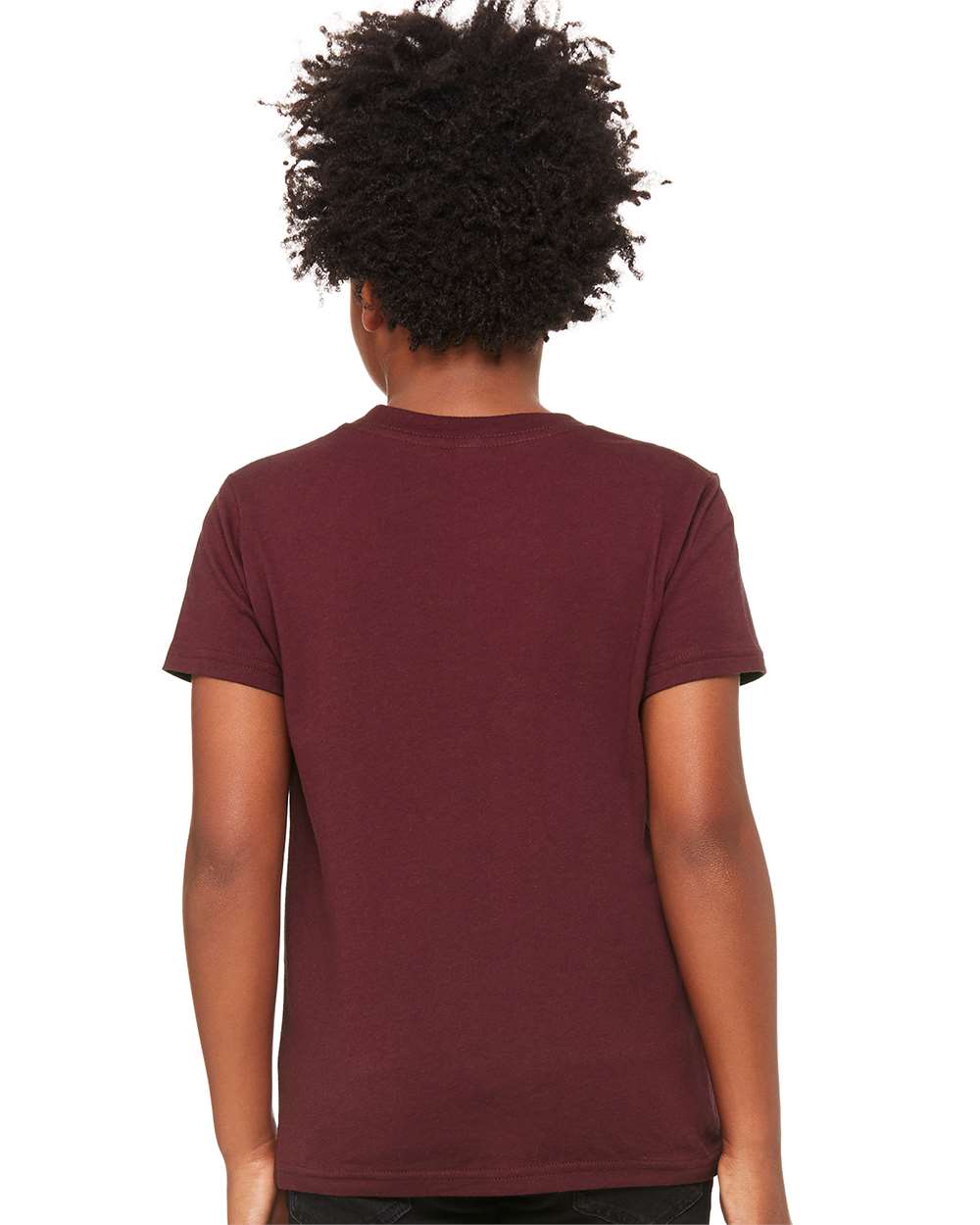 BELLA + CANVAS 3001Y, T-Shirts - Premium, Maroon