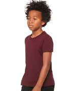 BELLA + CANVAS 3001Y, T-Shirts - Premium, Maroon