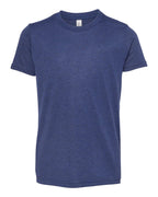 BELLA + CANVAS 3413Y, T-Shirts - Premium, Navy Triblend