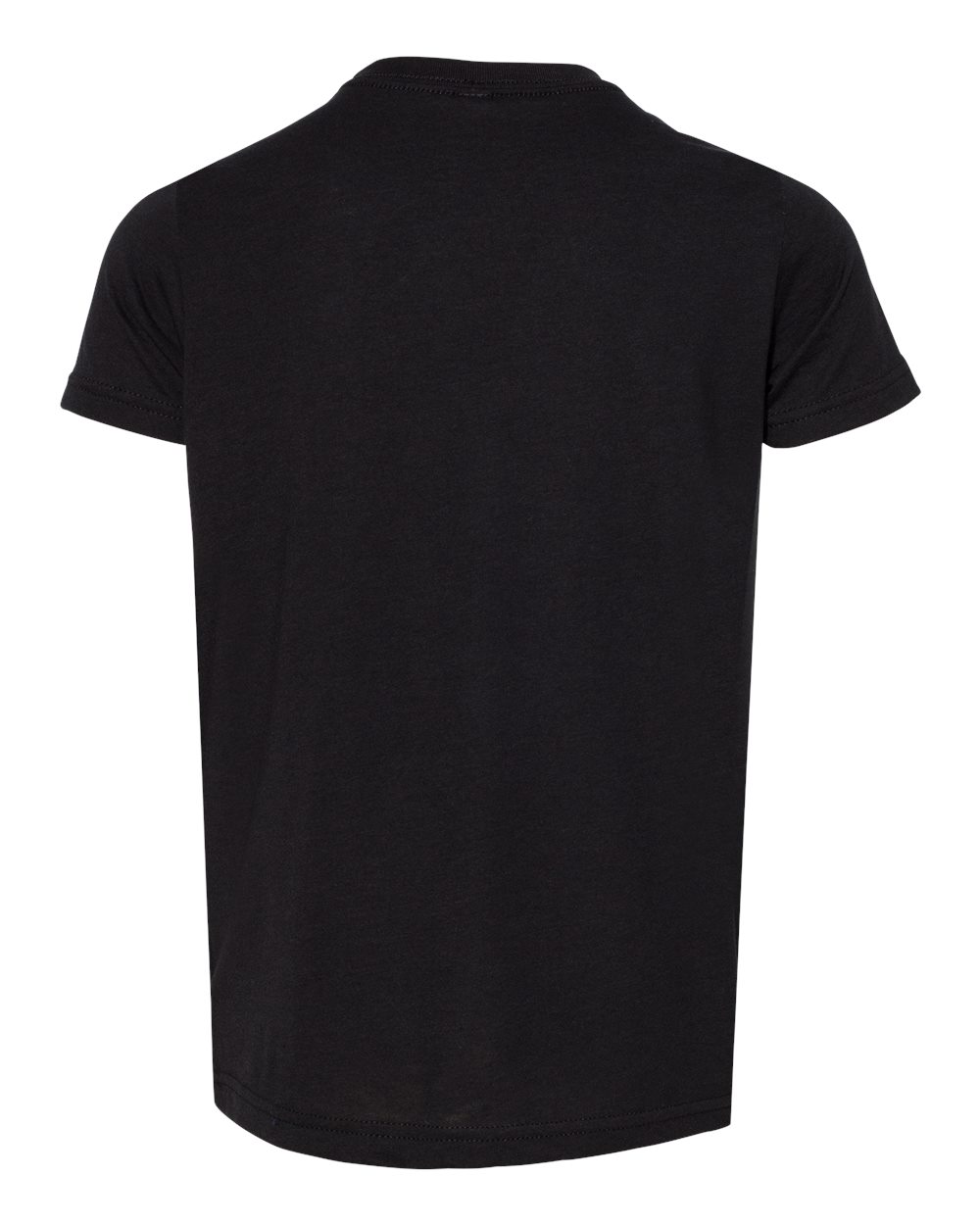 BELLA + CANVAS 3413Y, T-Shirts - Premium, Solid Black Triblend