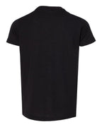 BELLA + CANVAS 3413Y, T-Shirts - Premium, Solid Black Triblend