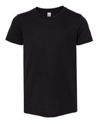 BELLA + CANVAS 3413Y, T-Shirts - Premium, Solid Black Triblend