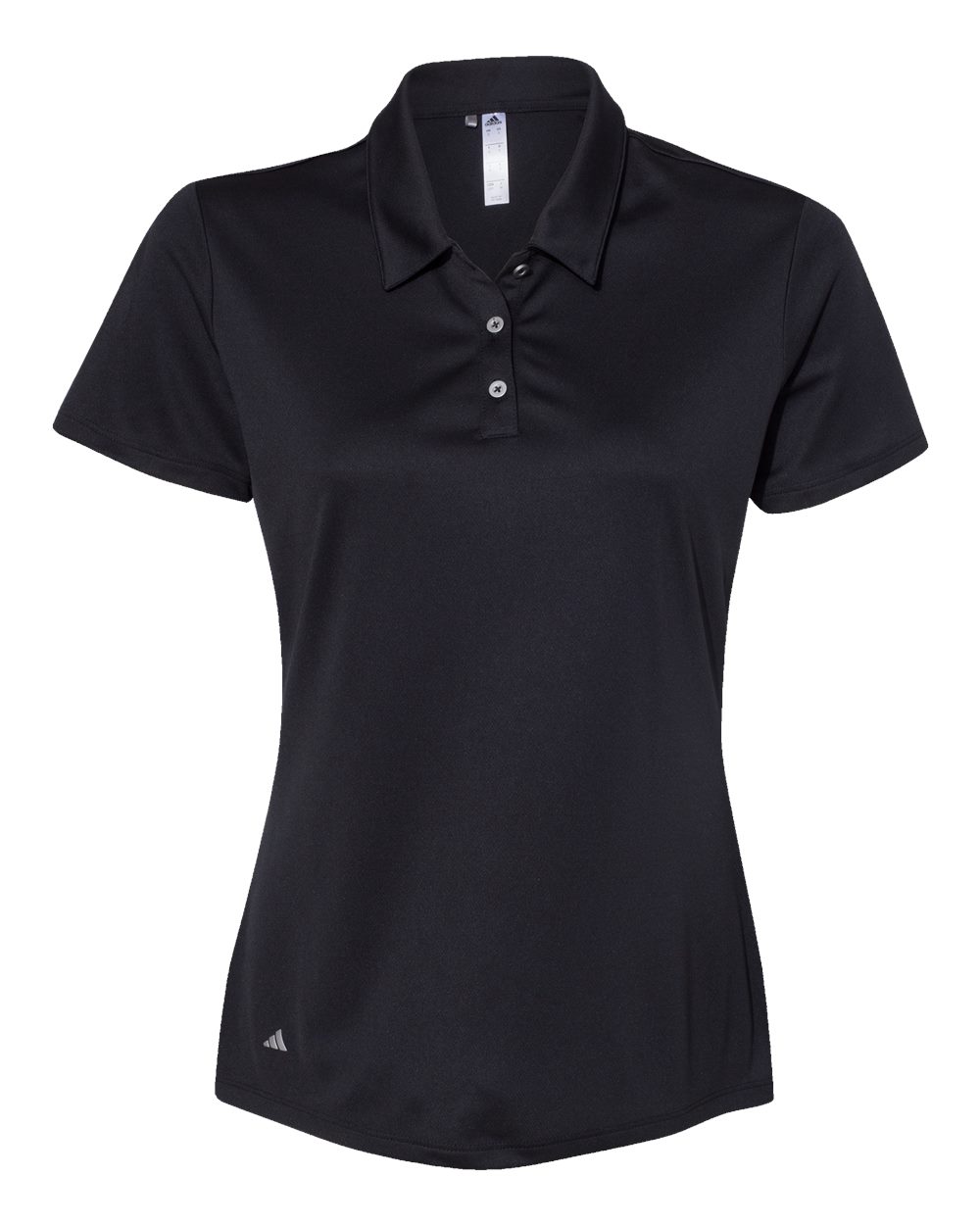Adidas A231, Women's Performance Polo, Black