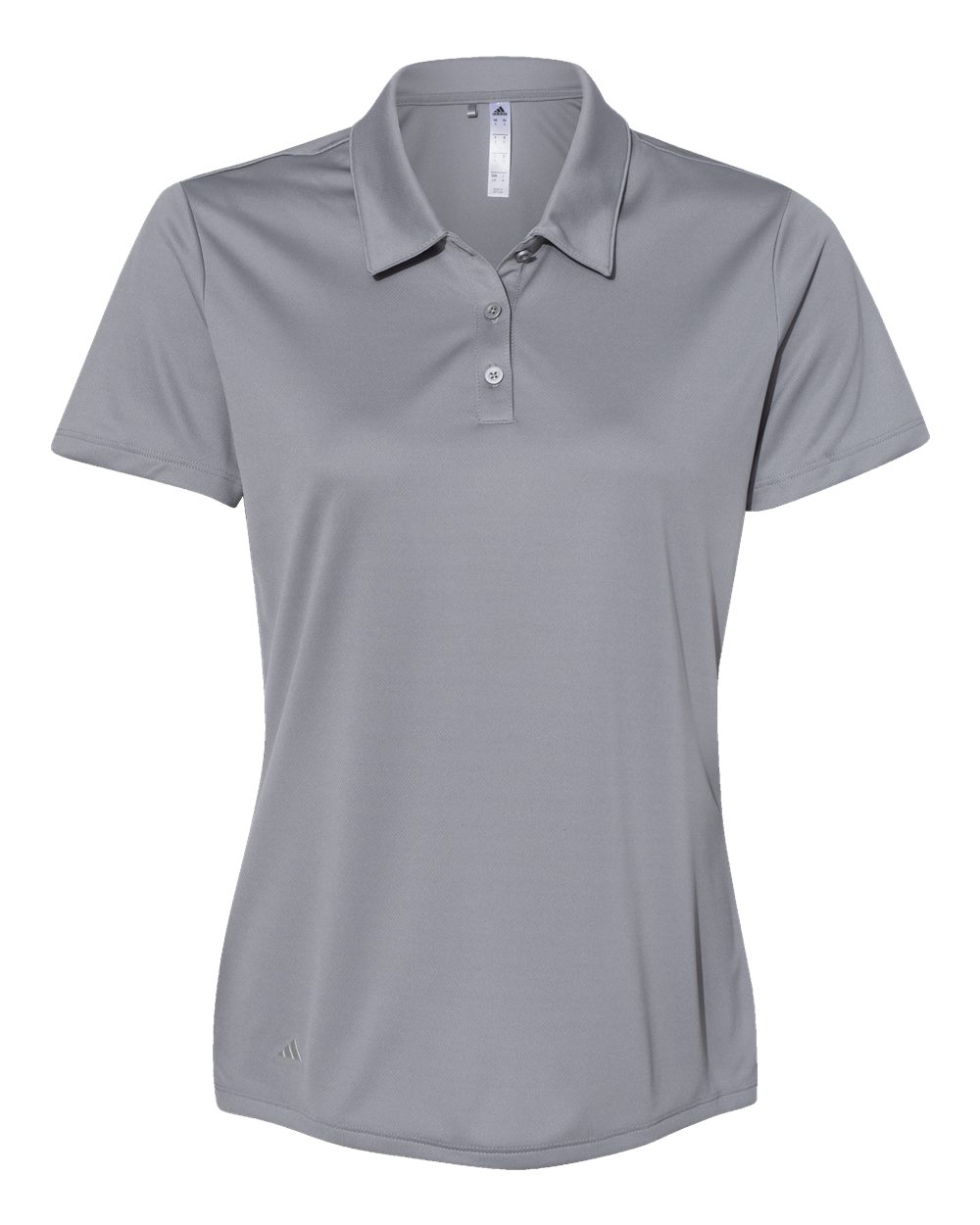 Adidas A231, Women's Performance Polo, Grey Three
