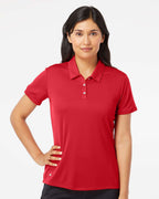 Adidas A231, Women's Performance Polo, Collegiate Red
