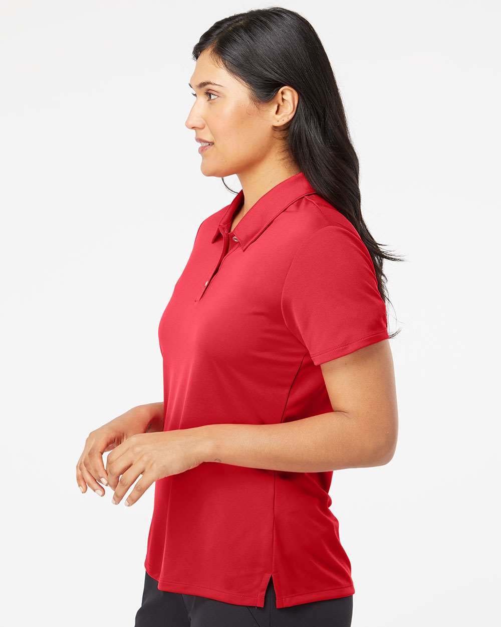 Adidas A231, Women's Performance Polo, Collegiate Red