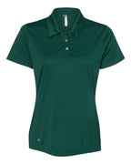 Adidas A231, Women's Performance Polo, Collegiate Green