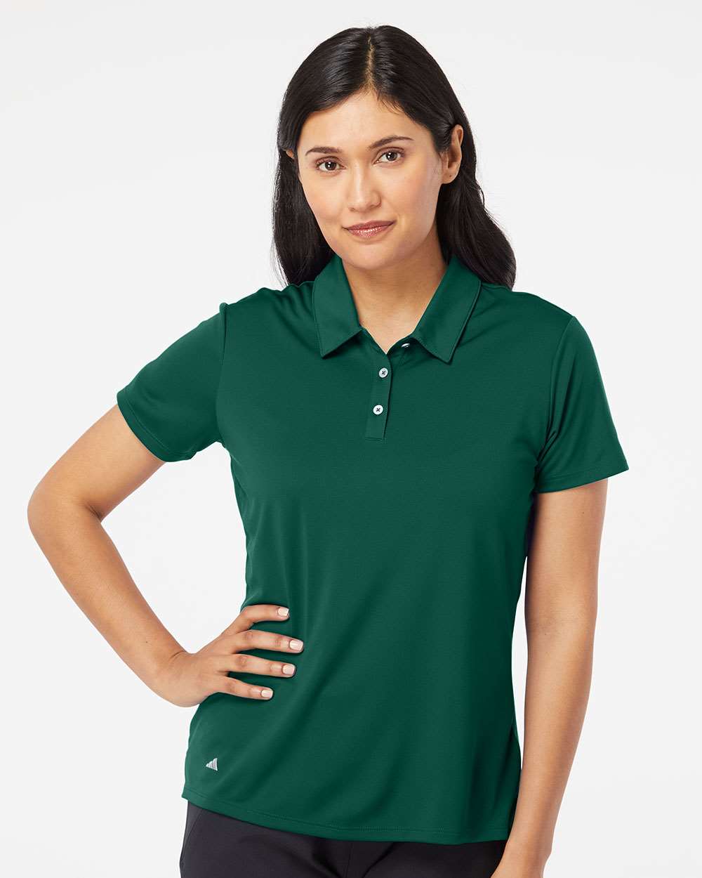 Adidas A231, Women's Performance Polo, Collegiate Green