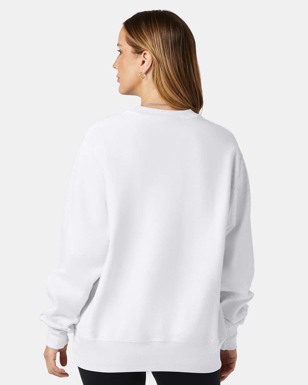 Champion S149, Unisex Reverse Weave Crewneck Sweatshirt, White