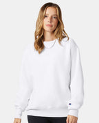 Champion S149, Unisex Reverse Weave Crewneck Sweatshirt, White