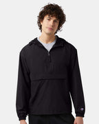 Champion CO200, Unisex Packable Anorak Jacket, Black