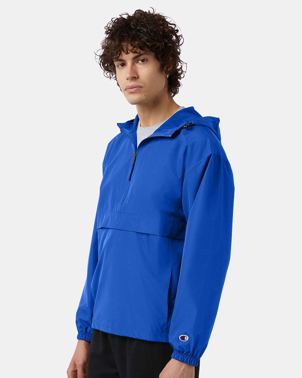 Champion CO200, Unisex Packable Anorak Jacket, Royal Blue