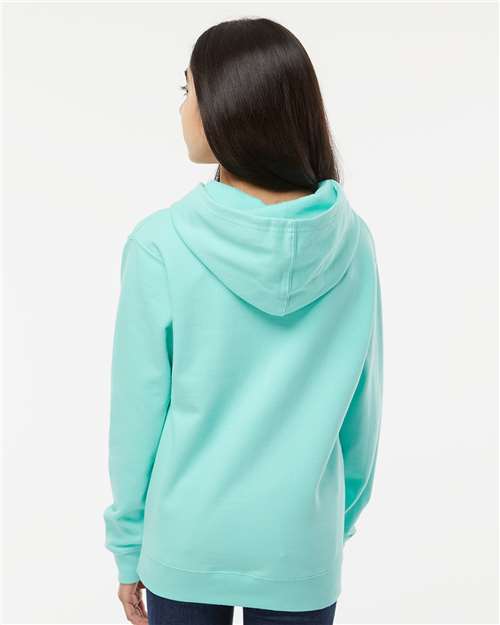 Independent Trading Co. SS4001Y, Youth Midweight Hooded Sweatshirt, Mint