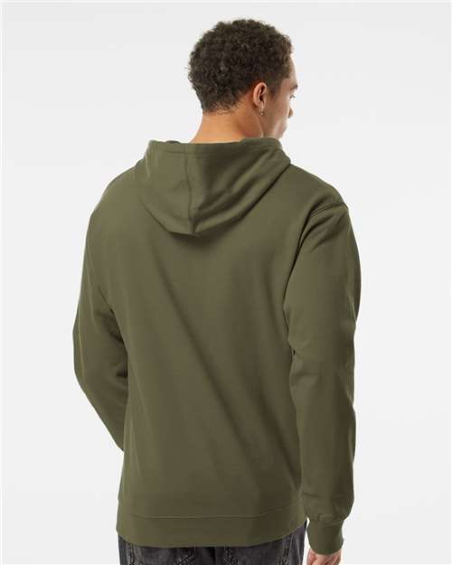Independent Trading Co. SS4500, Unisex Midweight Hooded Sweatshirt, Army