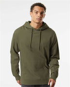 Independent Trading Co. SS4500, Unisex Midweight Hooded Sweatshirt, Army