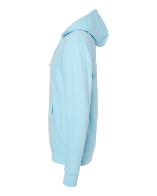 Independent Trading Co. SS4500, Unisex Midweight Hooded Sweatshirt, Blue Aqua