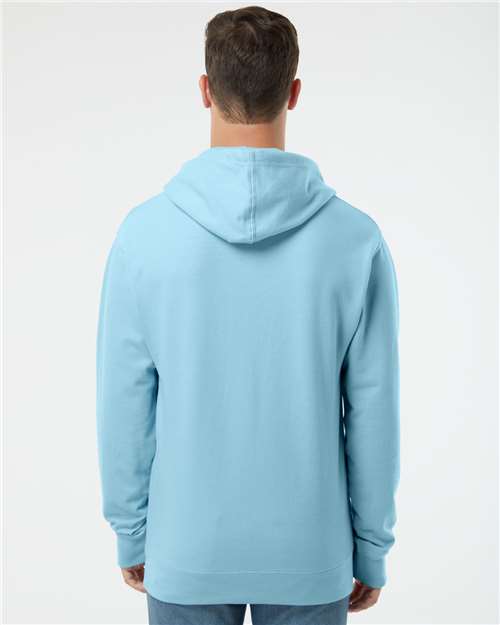 Independent Trading Co. SS4500, Unisex Midweight Hooded Sweatshirt, Blue Aqua