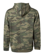 Independent Trading Co. SS4500, Unisex Midweight Hooded Sweatshirt, Forest Camo