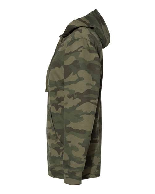 Independent Trading Co. SS4500, Unisex Midweight Hooded Sweatshirt, Forest Camo