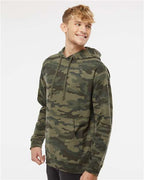 Independent Trading Co. SS4500, Unisex Midweight Hooded Sweatshirt, Forest Camo
