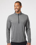 Adidas A401, Men's Ultimate365 Lightweight Quarter-zip Pullover, Black