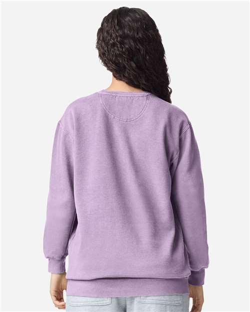 Comfort Colors 1566, Unisex Garment-dyed Crewneck Sweatshirt, Orchid