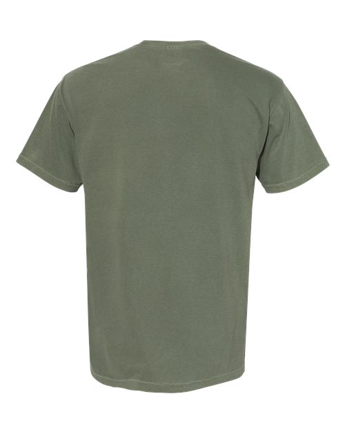 Comfort Colors 6030, Unisex Garment-dyed Heavyweight Pocket T-shirt, Moss
