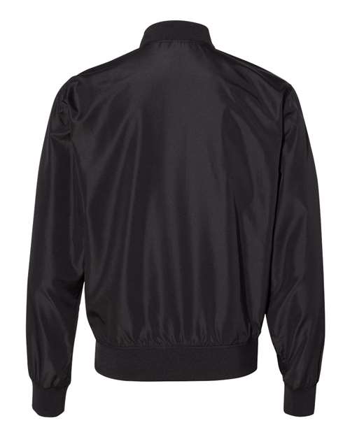 Independent Trading Co. EXP52BMR, Unisex Lightweight Bomber Jacket, Black