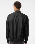 Independent Trading Co. EXP52BMR, Unisex Lightweight Bomber Jacket, Black