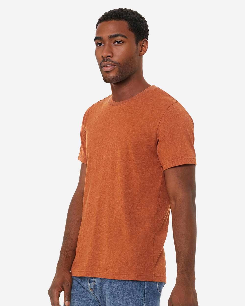 BELLA + CANVAS 3001CVC, T-Shirts - Premium, Heather Autumn