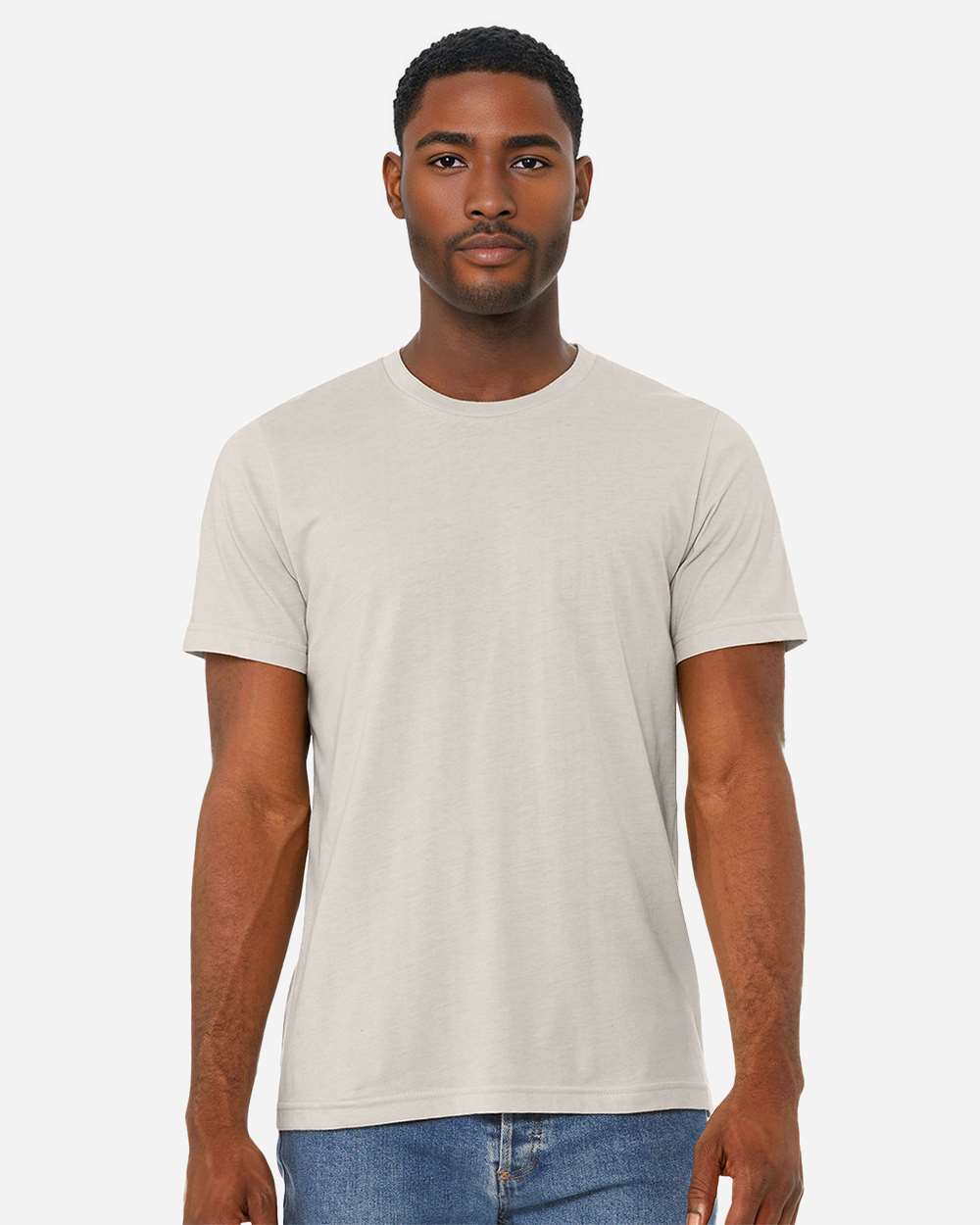 BELLA + CANVAS 3001CVC, T-Shirts - Premium, Heather Dust